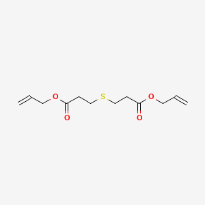 molecular formula C12H18O4S B8651872 Diprop-2-en-1-yl 3,3'-sulfanediyldipropanoate CAS No. 39557-51-2