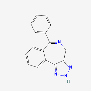 1,2,3-Triazolo(4,5-d)(2)benzazepine, 2,4-dihydro-6-phenyl-