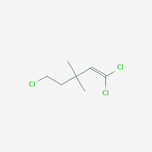 1,1,5-Trichloro-3,3-dimethylpent-1-ene
