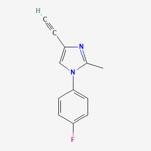 4-Ethynyl-1-(4-fluorophenyl)-2-methyl-1H-imidazole