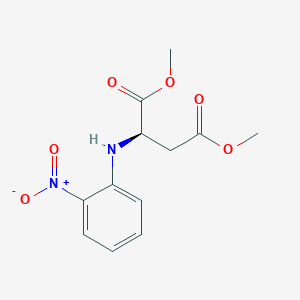 Dimethyl N-(2-nitrophenyl)-D-aspartate