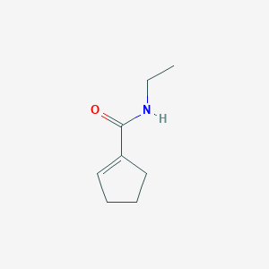 molecular formula C8H13NO B8651951 N-Ethylcyclopent-1-ene-1-carboxamide CAS No. 899442-78-5