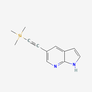 5-((Trimethylsilyl)ethynyl)-1H-pyrrolo[2,3-b]pyridine
