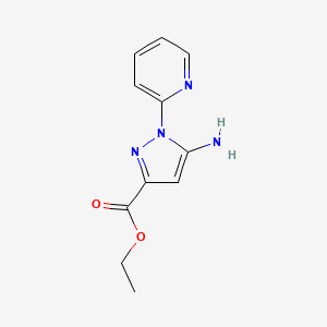 Ethyl 5-amino-1-(2-pyridinyl)-1H-pyrazole-3-carboxylate