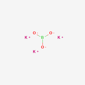 molecular formula K2B4O7.4H2O<br>BK3O3 B086520 Potassium borate CAS No. 12712-38-8