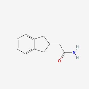 2-(2,3-Dihydro-1H-inden-2-yl)acetamide