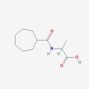 2-Cycloheptanoylaminopropionic acid