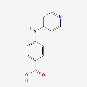 molecular formula C12H10N2O2 B8652036 4-(4-Pyridinylamino)benzoic acid 