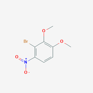 molecular formula C8H8BrNO4 B8652091 2-Bromo-3,4-dimethoxy-1-nitrobenzene 