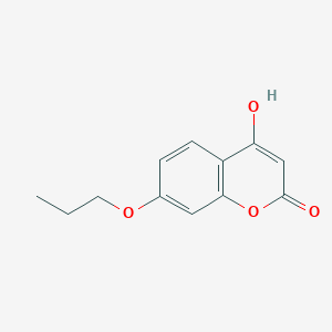 4-Hydroxy-7-propoxy-2H-1-benzopyran-2-one
