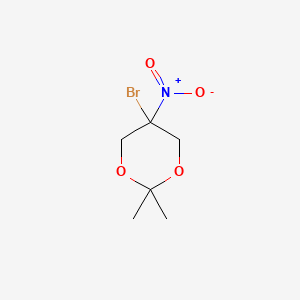 molecular formula C6H10BrNO4 B8652114 2,2-Dimethyl-5-bromo-5-nitro-1,3-dioxane CAS No. 60766-57-6