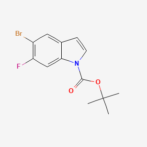 5-Bromo-6-fluoro-indole-1-carboxylic acid tert-butyl ester