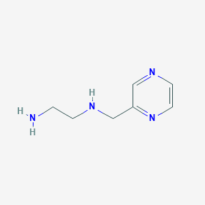 molecular formula C7H12N4 B8652141 N-(pyrazinylmethyl)ethylenediamine 