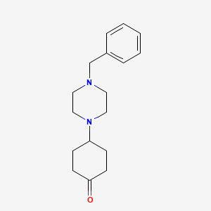 4-(4-Benzylpiperazin-1-yl)cyclohexan-1-one