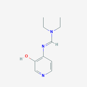 N,N-Diethyl-N'-(3-hydroxypyridin-4-yl)methanimidamide