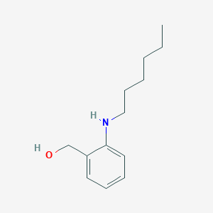 molecular formula C13H21NO B8652362 [2-(Hexylamino)phenyl]methanol CAS No. 137782-24-2
