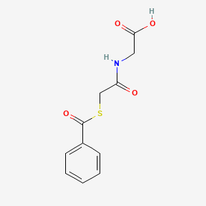 N-[(Benzoylsulfanyl)acetyl]glycine