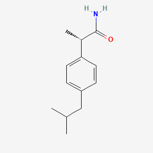 molecular formula C13H19NO B8652399 (S)-Ibuprofenamide CAS No. 121839-86-9
