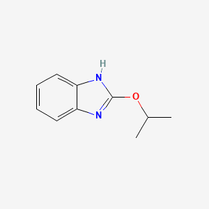 molecular formula C10H12N2O B8652426 2-Isopropoxy-1H-benzimidazole 