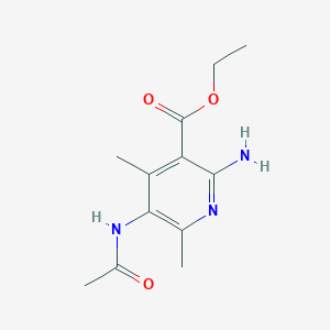 Ethyl 2-amino-5-acetamido-4,6-dimethylnicotinate