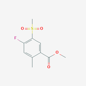 Methyl 4-fluoro-5-methanesulfonyl-2-methylbenzoate