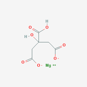 molecular formula C6H6MgO7 B086527 Magnesium citrate dibasic CAS No. 144-23-0