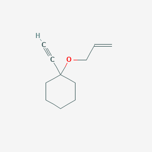Cyclohexane, 1-ethynyl-1-(2-propenyloxy)-
