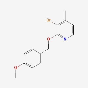 2-(4-Methoxybenzyloxy)-3-bromo-4-methylpyridine