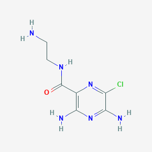3,5-Diamino-N-(2-aminoethyl)-6-chloropyrazine-2-carboxamide