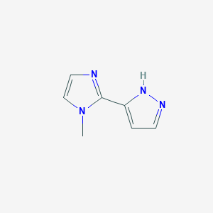 1-methyl-2-(1H-5-pyrazolyl)-1H-imidazole