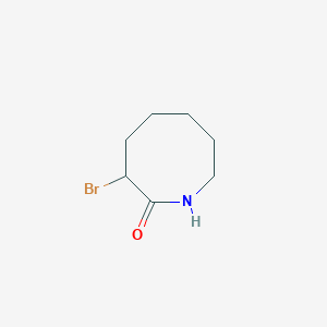 molecular formula C7H12BrNO B8652852 3-Bromoazocan-2-one 