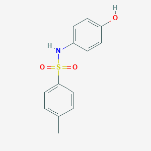 molecular formula C13H13NO3S B086529 N-(4-hydroxyphenyl)-4-methylbenzenesulfonamide CAS No. 1146-43-6