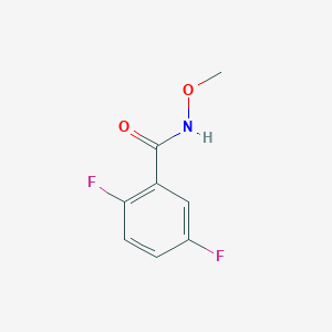 molecular formula C8H7F2NO2 B8652921 2,5-difluoro-N-methoxybenzamide 