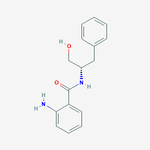 2-amino-N-[(2S)-1-hydroxy-3-phenylpropan-2-yl]benzamide