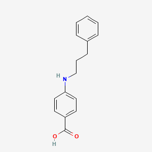 B8652949 4-[(3-Phenylpropyl)amino]benzoic acid CAS No. 61439-70-1