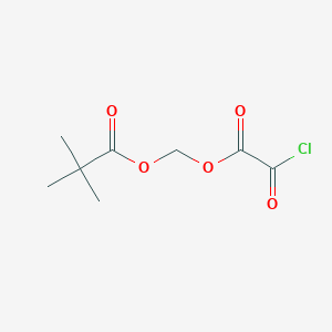 molecular formula C8H11ClO5 B8652969 [(2-Chloro-2-oxoacetyl)oxy]methyl pivalate CAS No. 115686-68-5