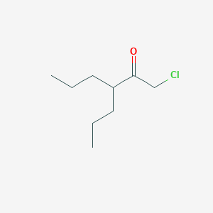 molecular formula C9H17ClO B8652985 1-Chloro-3-propyl-2-hexanone 