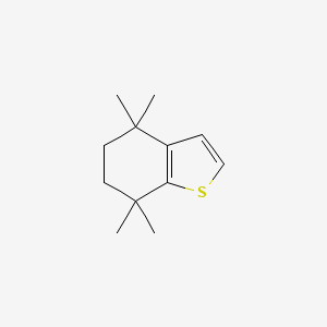 molecular formula C12H18S B8653001 4,4,7,7-Tetramethyl-4,5,6,7-tetrahydro-1-benzothiophene CAS No. 90103-26-7