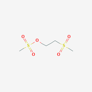 molecular formula C4H10O5S2 B8653003 2-(Methylsulfonyl)ethyl methanesulfonate 