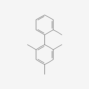molecular formula C16H18 B8653059 1,1'-Biphenyl, 2,2',4,6-tetramethyl- CAS No. 89970-02-5