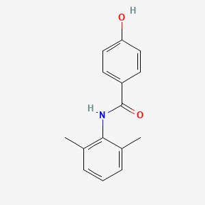 molecular formula C15H15NO2 B8653138 Benzamide, N-(2,6-dimethylphenyl)-4-hydroxy- CAS No. 51616-07-0