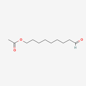 molecular formula C11H20O3 B8653148 9-Acetoxynonanal 