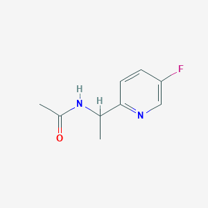 molecular formula C9H11FN2O B8653223 Acetamide, N-[(1S)-1-(5-fluoro-2-pyridinyl)ethyl]- CAS No. 1443623-96-8