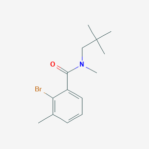 molecular formula C14H20BrNO B8653236 2-Bromo-N,3-dimethyl-N-neopentylbenzamide 