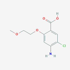 4-Amino-5-chloro-2-(2-methoxyethoxy)benzoic acid