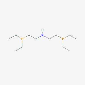 molecular formula C12H29NP2 B8653448 Ethanamine, 2-(diethylphosphino)-N-[2-(diethylphosphino)ethyl]- CAS No. 123695-26-1