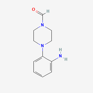 4-(2-Aminophenyl)piperazine-1-carbaldehyde