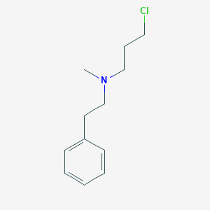molecular formula C12H18ClN B8653597 N-(3-chloropropyl)-N-methylphenethylamine 