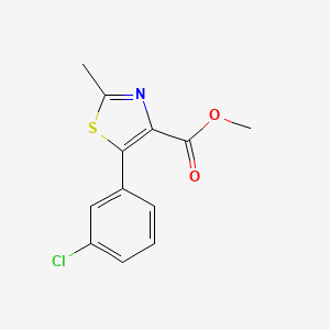 5-(3-Chloro-phenyl)-2-methyl-thiazole-4-carboxylic acid methyl ester