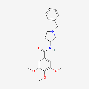N-(1-Benzyl-3-pyrrolidinyl)-3,4,5-trimethoxybenzamide